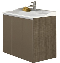 Акватон Тумба с раковиной "Фабиа 80" корица – фотография-1